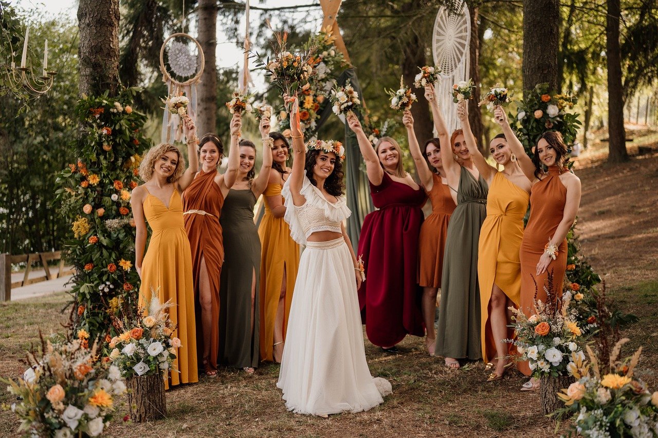bride, women, wedding